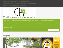 Tablet Screenshot of cadillacartists.org